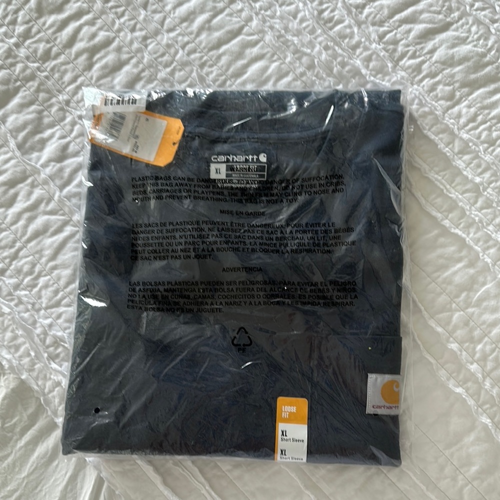 Carhartt Loose Fit Dark Blue T-Shirt XL NWT